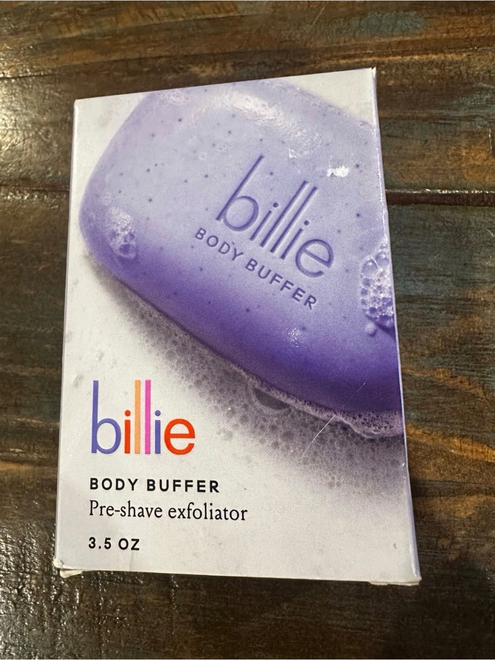 Billie Body Buffer Pre-Shave Exfoliator 3.5 oz Jojoba Ingrown Hair Care